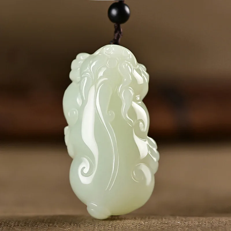 

White Peace Hetian Jade Pixiu Pendant