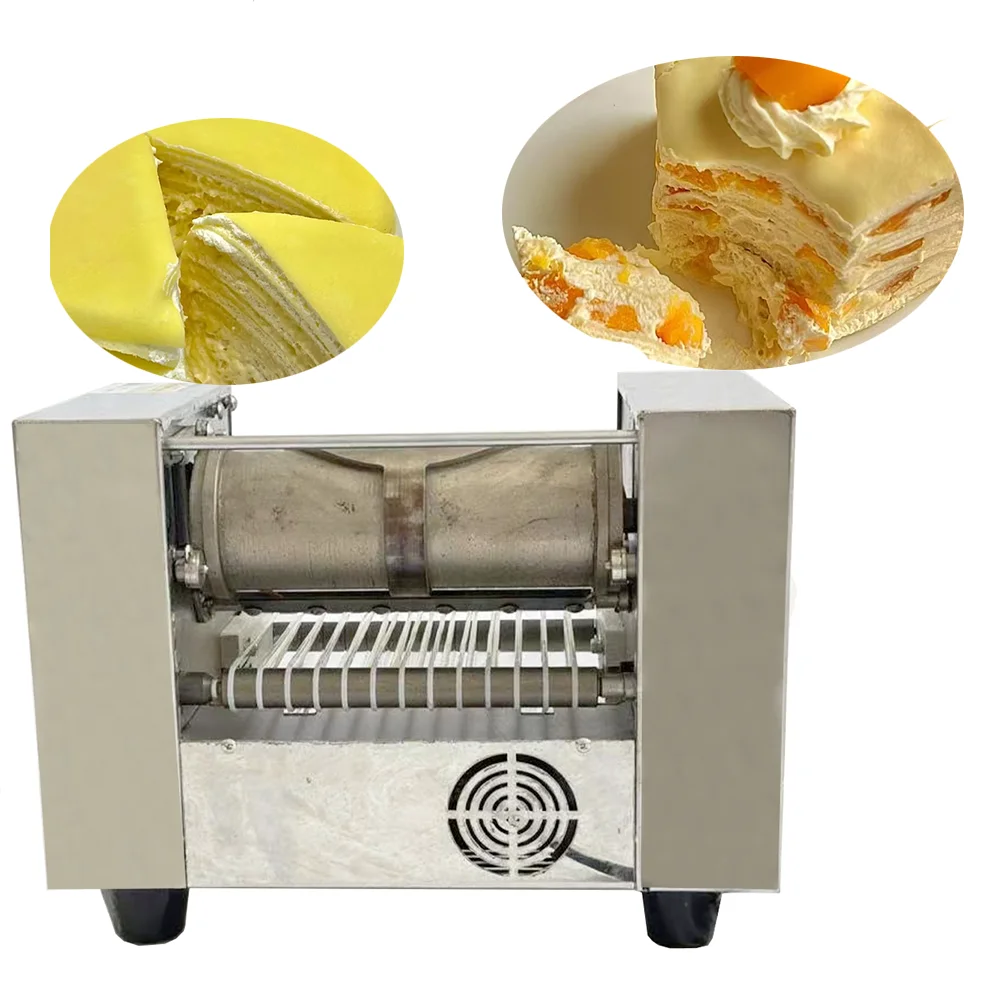 Commercial Mini Mille Crepe Cake Machine Automatique Thousand Layer Cake Pancake Skin Crepe Maker Machine Price