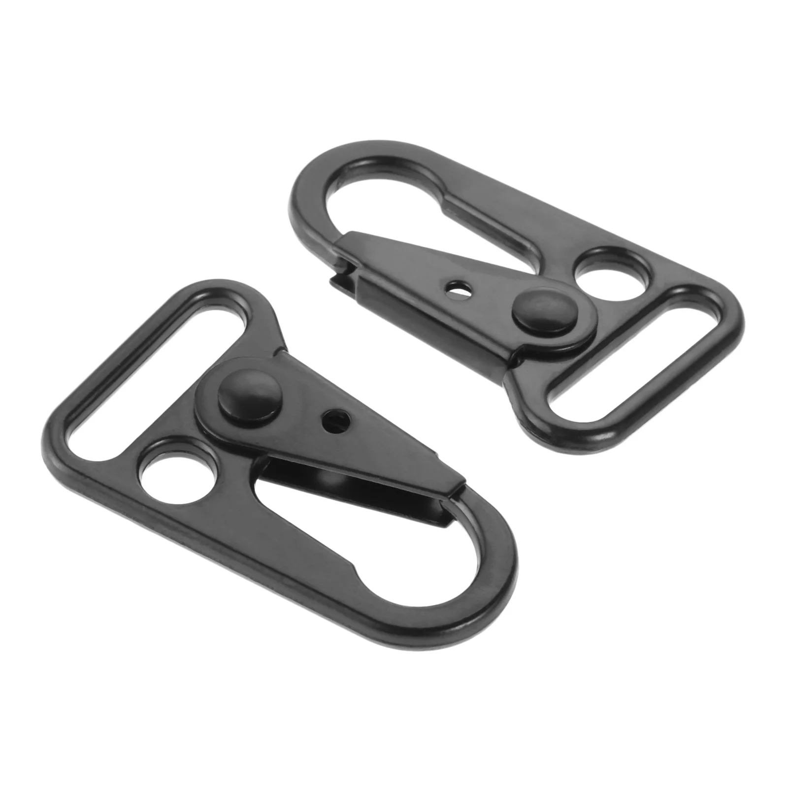 2 pces webbing carabiners sling snap gancho clips resistente multi-funcional para acampamento ao ar livre caminhadas tiro liga de alumínio