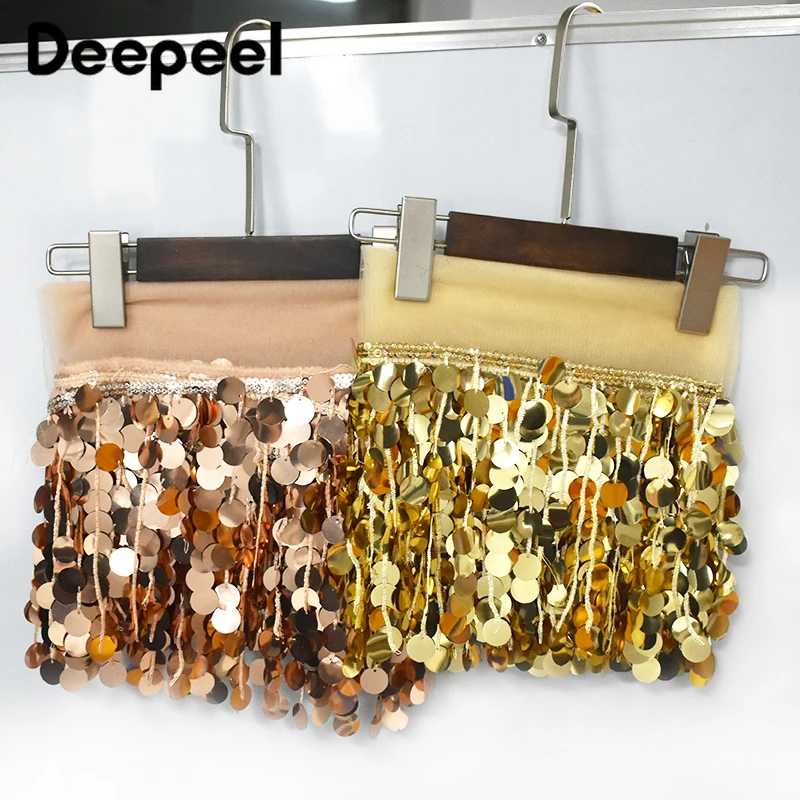 

5Yard 17cm Sequins Fringe Tassels Lace Trim Tassel Fringes Sewing Latin Clothes Dress Decorative Trimmings Stitching Accessories