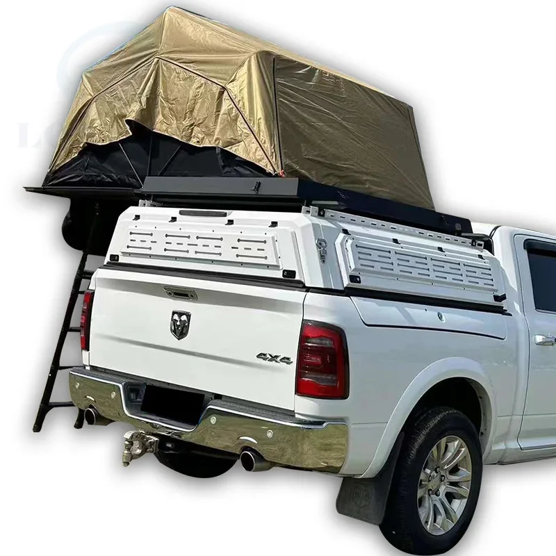 Scan The Original Car Data Development Pickup Truck Camper Canopy Steel Hard Top Waterproof Topper  Half Height 