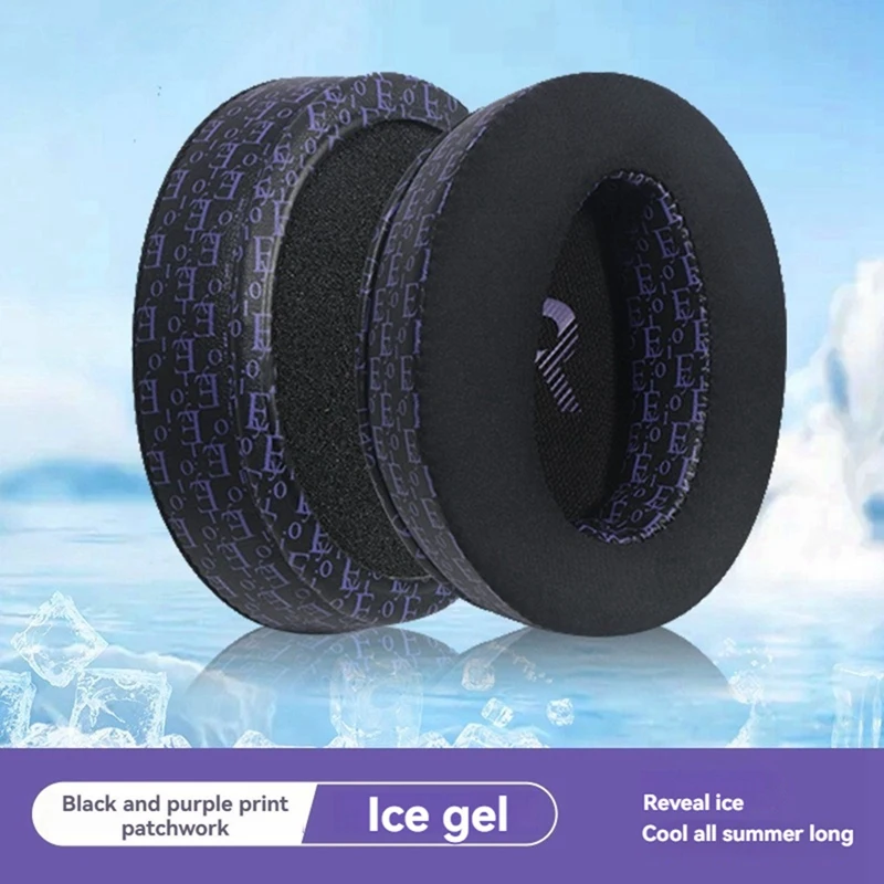 Ice Feel Ear Pad For Sony WH-CH700N ZX770BN Headphone Ear Cushions Enhancing Aesthetics With Stylish Print