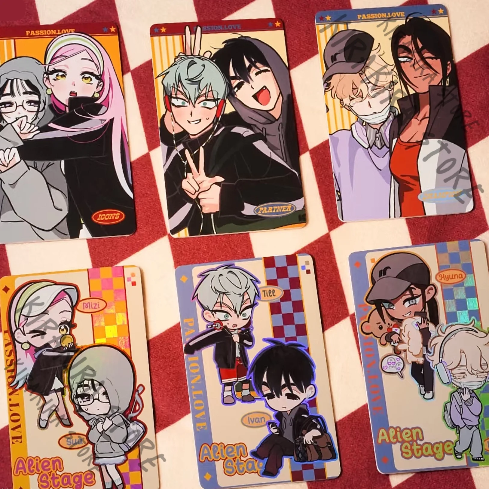 

Till Ivan Mizisua Alien Stage Limited Legal Edition Cosplay Passionlove Series Cards Collector's Lukahyuna Ornaments