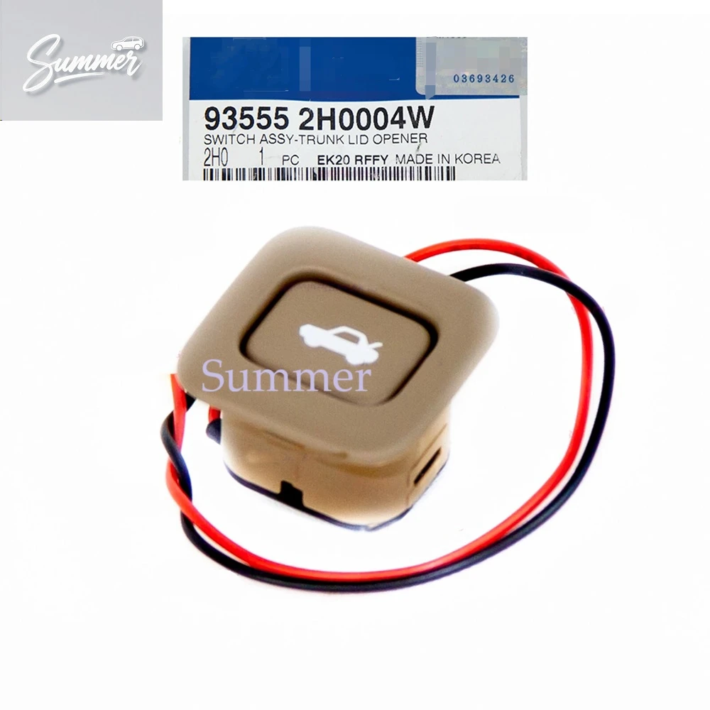 2 Pieces New Trunk Lid Opener Switch OEM 935552H0004W For Hyunda-i 2007-2010
