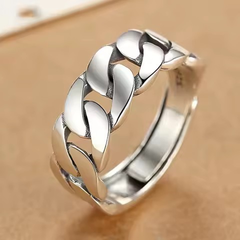 Hot 925 Sterling Silver Ring Adjustable Simplicity Fashion Exquisite Student Girlfriend Jewelry Accessories Wedding Party