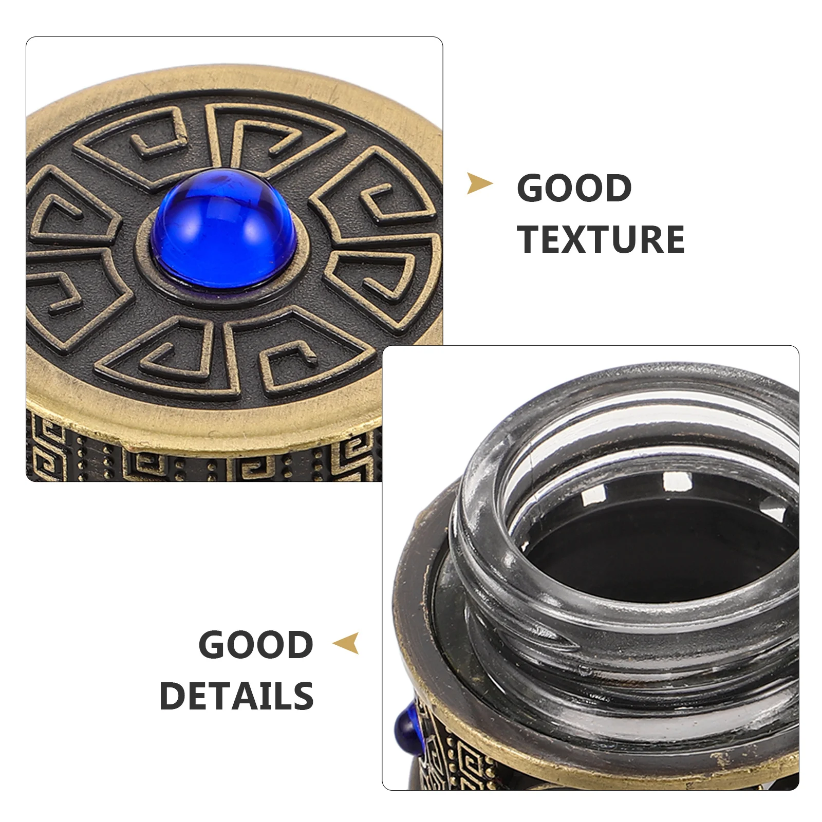 Travel Size Empty Cream Jar Metal Lidded Glass Container For Skincare Storage Refillable Toiletry Sample Jar