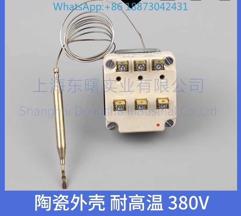 

"Three-phase 6-pin" German three-phase thermostat switch 380V mechanical knob type adjustable temperature switch