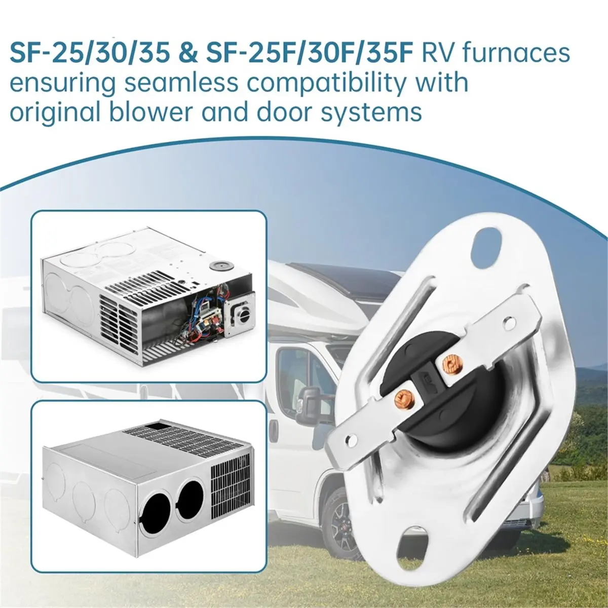 2026 New Tool Furnace Limit Switch for 232504 Limit Switch, RV Furnaces -25/30/35 & -25F/30F/35F Safety Cutoff