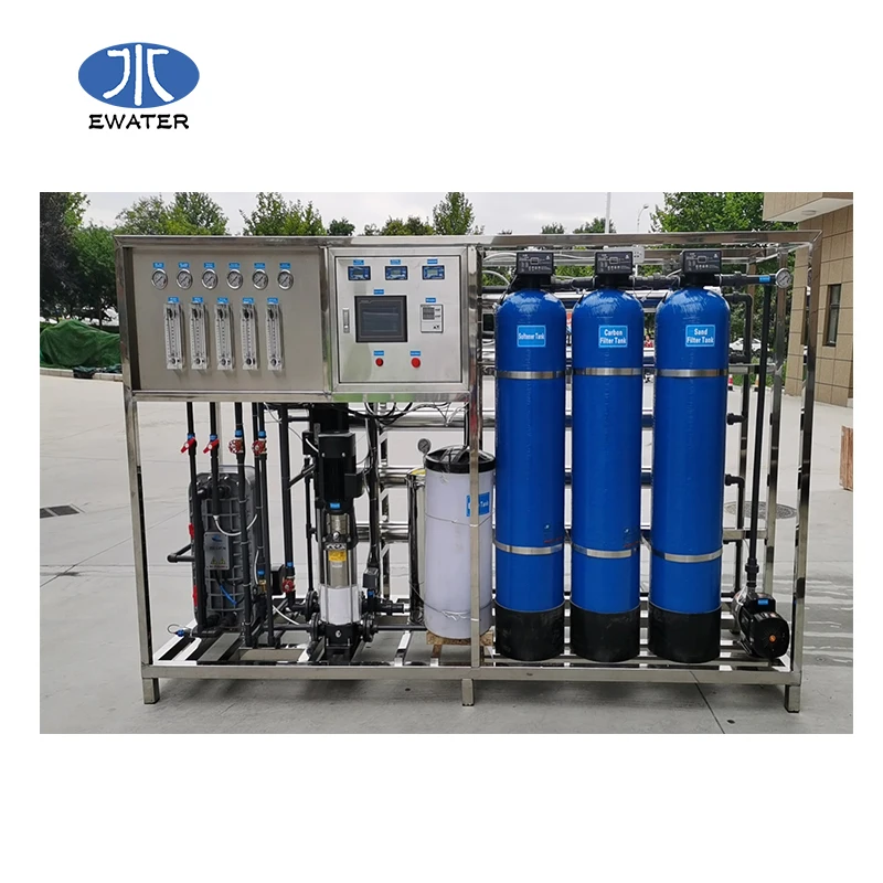 Ewater 500L/Hour Reverse Osmosis Water Treatment Plant For Restaurant & Farm Use