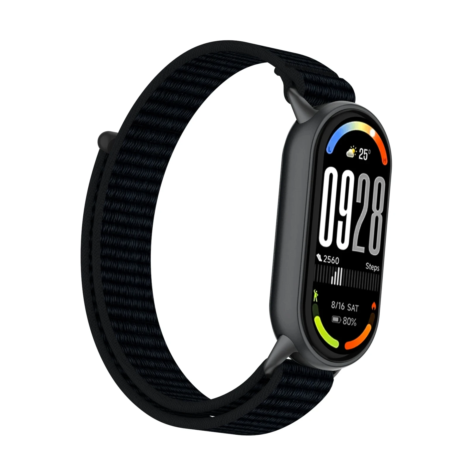 Nylon Sport Loop for mi band 10 9 8 nfc miband bracelet wrist replacement belt smart watch correa for Xiaomi mi band 10 Strap