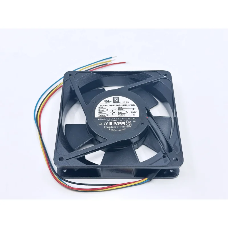 A+ FOR  OA125AP-11/22-1 WB ORION 120x120x25mm Dual Voltage 115VAC/230VAC Fan Aluminum