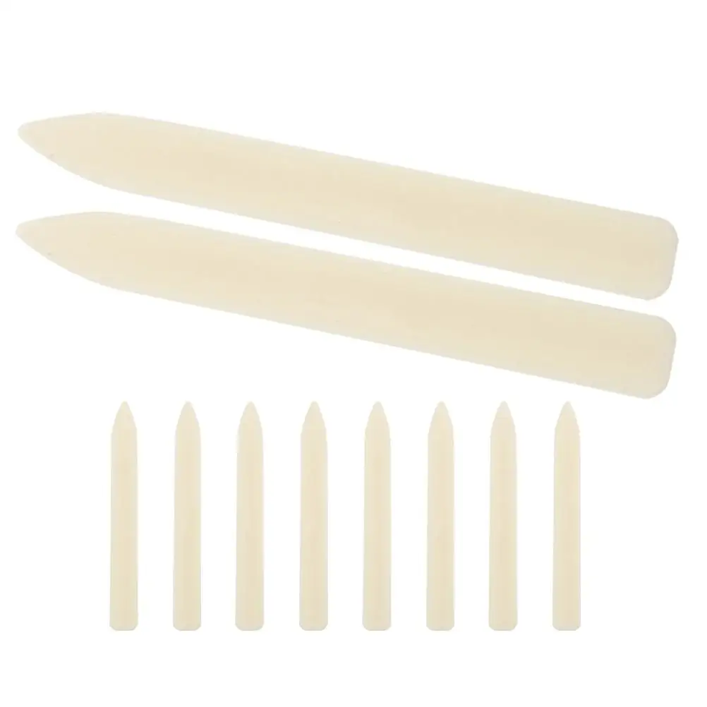 Herramienta de carpeta de huesos de plástico para manualidades, cuchillo de pliegue, puntuación de cartón, encuadernación, abridor de sobres, cartas, documentos plegables, 10 Uds.