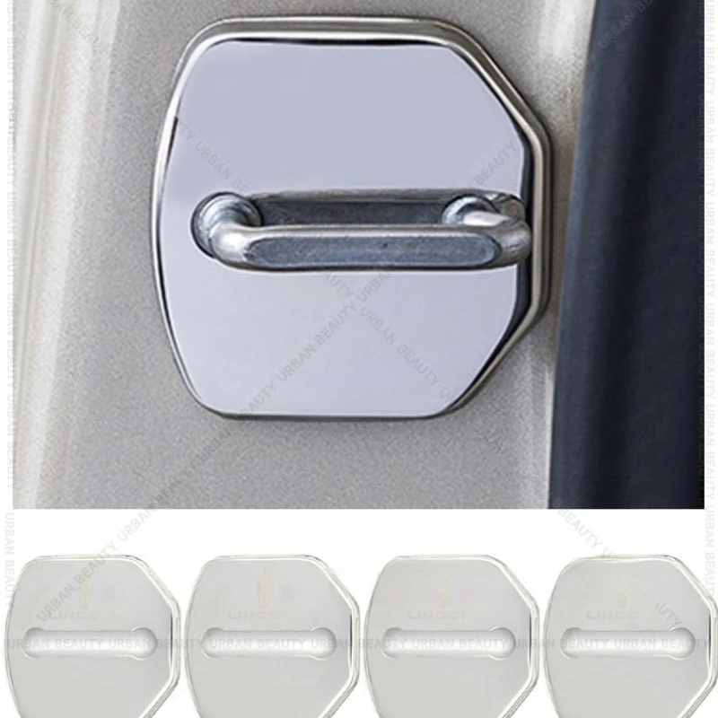Car-Styling 4pcs car door lock cover Auto Emblems Case For Ford Fiesta mk5 mk6 mk7 Accessories - view 6
