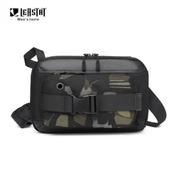 Shoulder Bag For Men Functional Crossbody Bag Men's Multi-functional Tactical Chest Bag Cross Border Sports Fashion Chest Bag