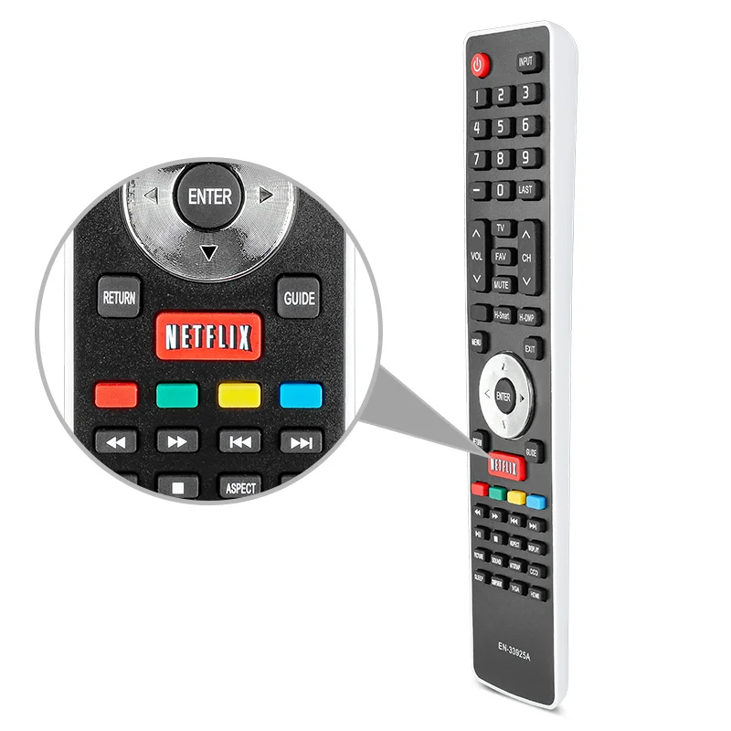 EN-33925A EN33925A Remote Control Compatible with Hisense TV 32K366WUS 40K366NW 40K366WUS 50K366GW 46K360M 55K610GW 50K610GW LHD