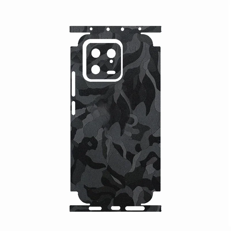 3D Camo Crocodile Snake Grain Full Body Phone Sticker For Xiaomi 13 Ultra 14 Pro Redmi Note 12 Turbo 13 Pro+ K60 K70e Wrap Skin