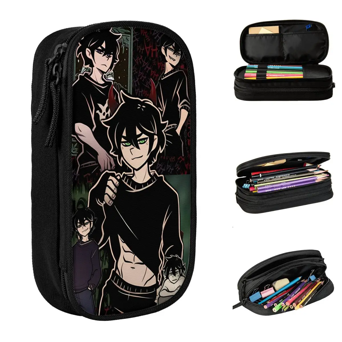 

Пенал «Трана Энди и Лейли» для игр, пенал с героями мультфильмов, держатель для ручек для девочек и мальчиков, сумки для карандашей, школьные принадлежности, канцелярские принадлежности