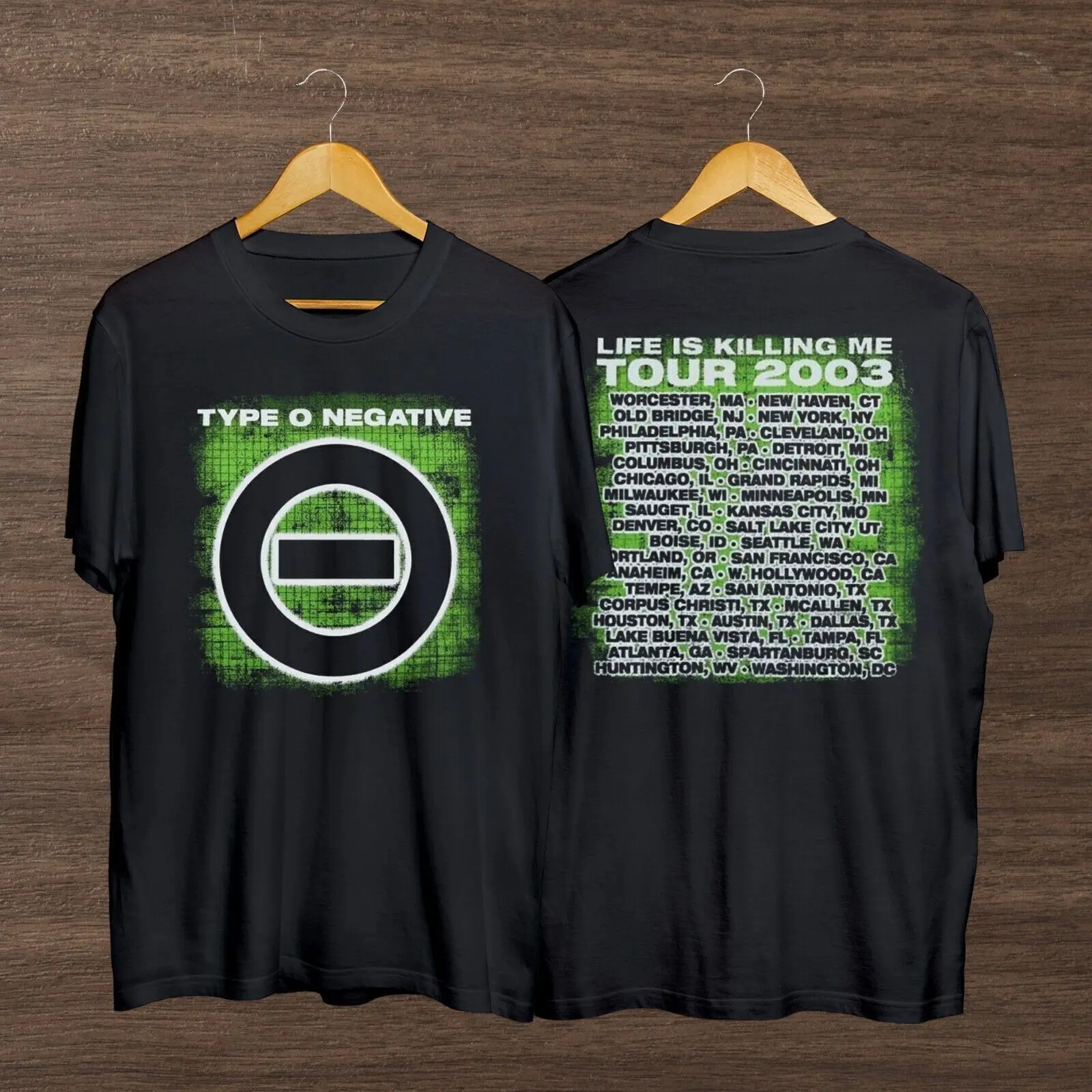 VTG Type o Negative Life is Killing Me Tour Shirt Music Unisex For Fans S-3XL