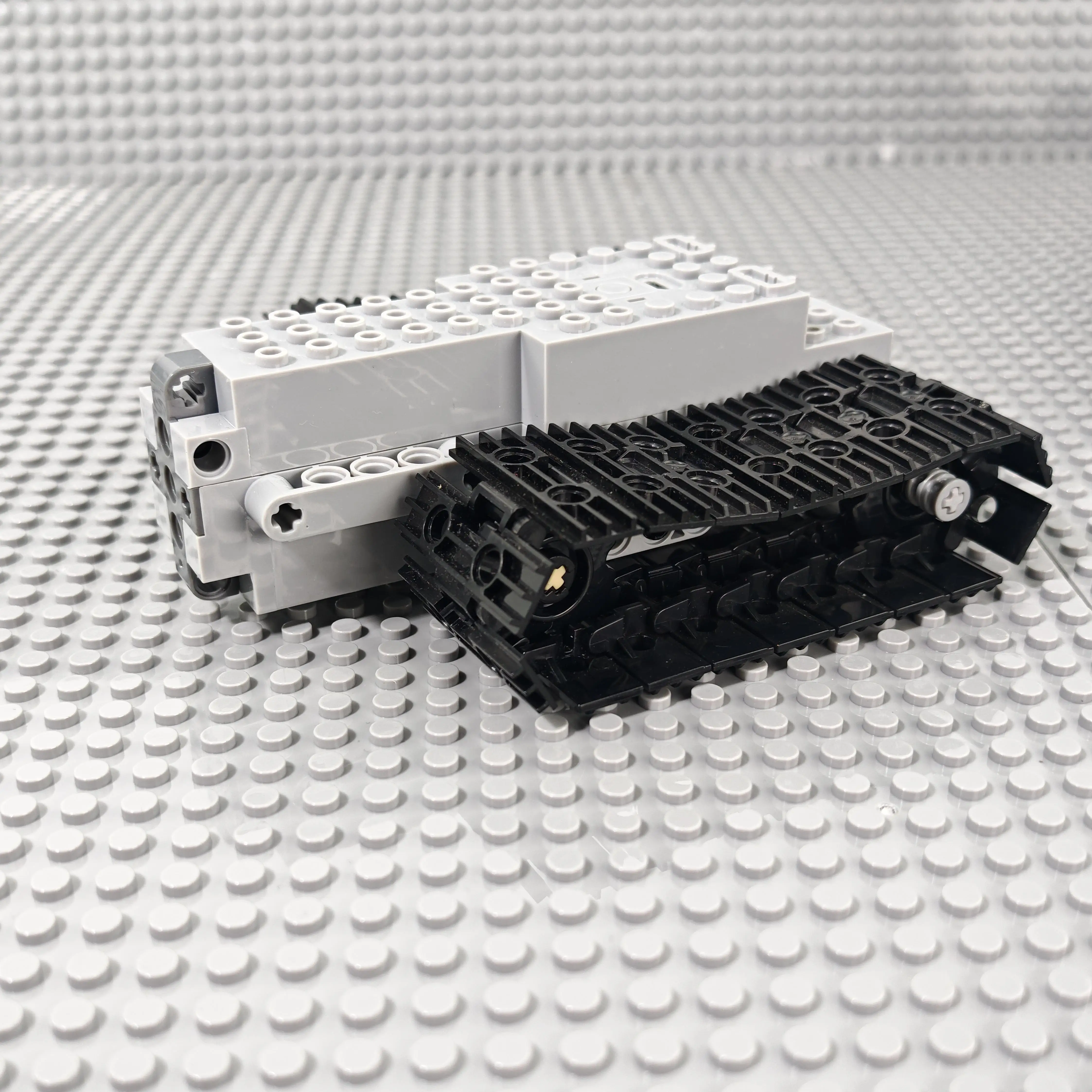 Bloque de construcción eléctrico técnico, ruedas Mecanum omnidireccionales, 4WD, coche con orugas, 4 motores, tanque, excavadora, chasis, potencia, coche RC