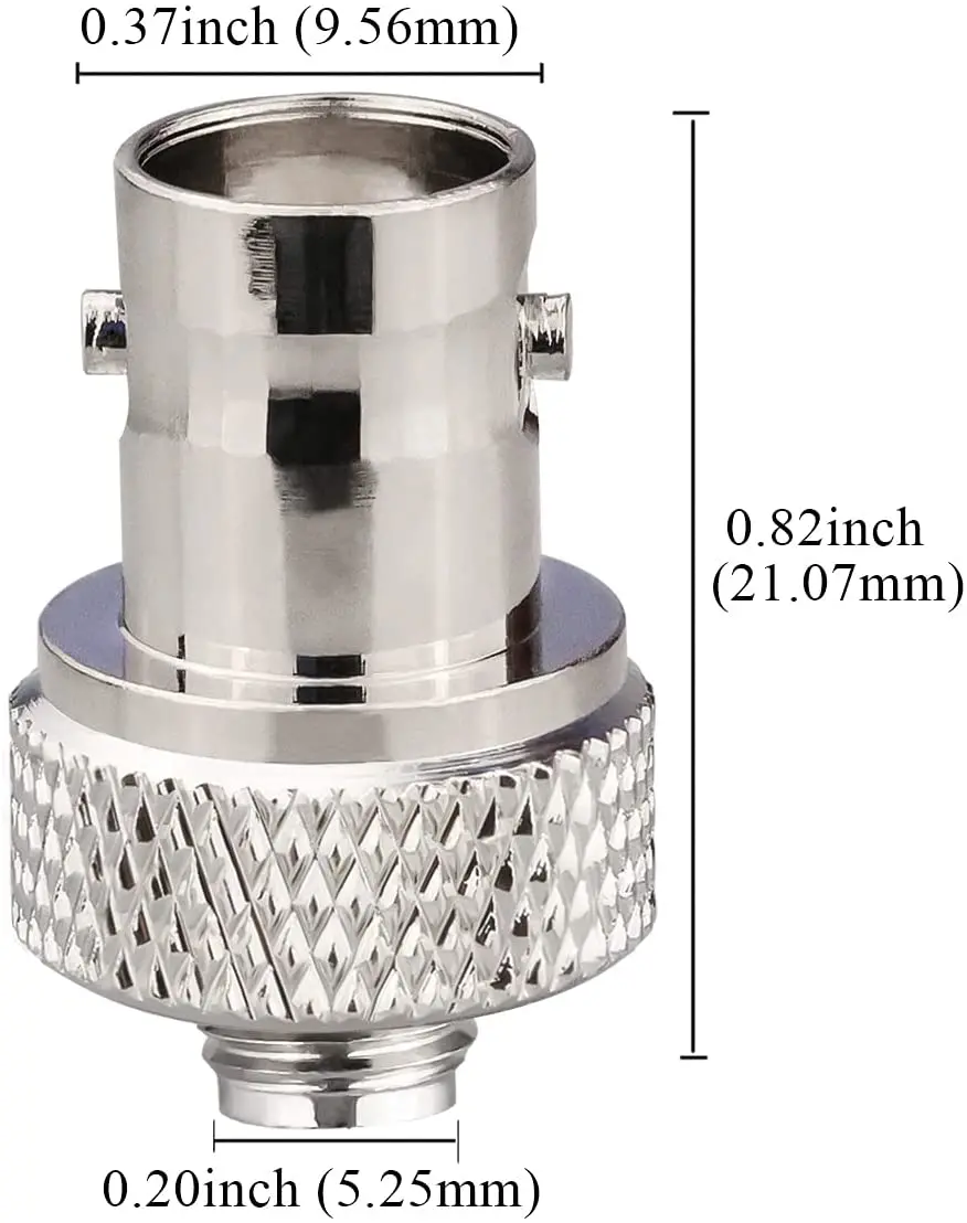 SMA Nőnemű hogy BNC Nőnemű Q9 RF Befon vkit csatlakozó BNC hogy SMA Befon vkit Adapter készlet Konvertál coaxial Adapter számára Két Mód Rádióadó baofeng UV-5