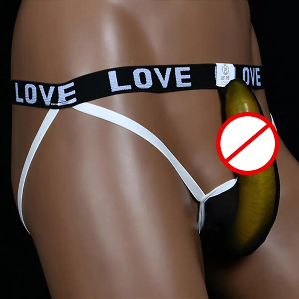 

Hot Sale Practical Mens Briefs Underpant Sheath JJ Close Sissy String Thong Underwear Sheath 1 Pcs Accessories