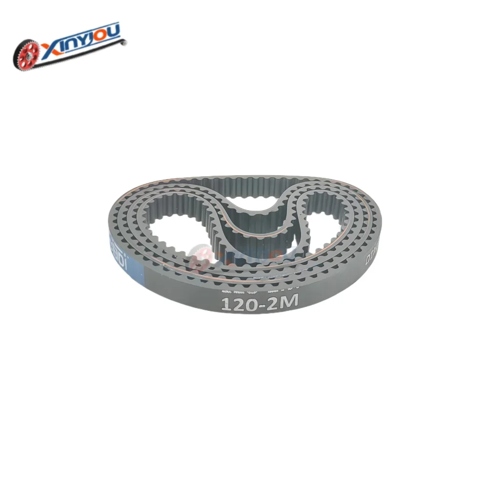 HTD2M Rubber Timing Belt 2mm Tooth Pitch Belt Width 3/4/5 /6/8/9/10/12/15mm Pitch Length Options 118~376mm