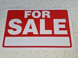 2x Car For Sale Sign Board with space for your own text car dealers bargain