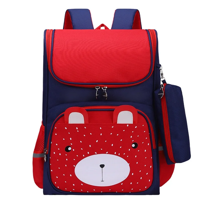 High-capacity Primary Children Cute Cartoon Rabbit Animal Backpacks New Girl Boy Students Fashion School Pen Bags Drop Shipping