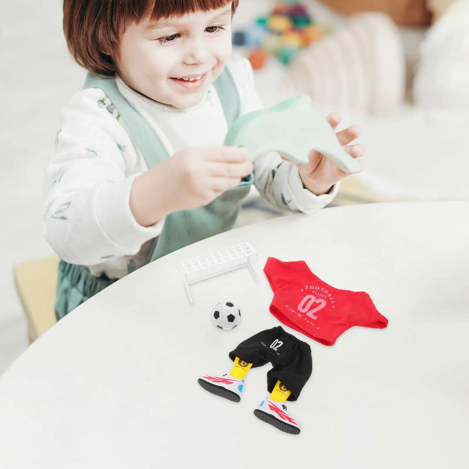 

1 Set Mini Finger Soccer Interactive Desktop Football Board Game Fun Educational Tabletop Sports Match Desktop Football