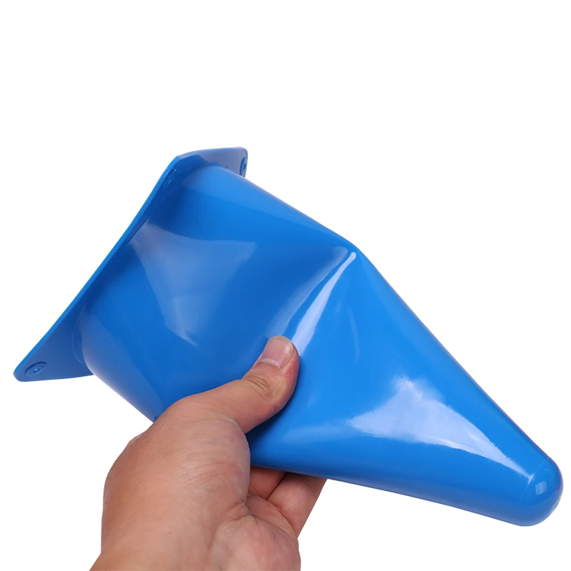 Cono de señal de fútbol de 23cm, obstáculos de entrenamiento de fútbol, cubo con logotipo resistente al desgaste, marcador de barrera para practicar fútbol, bloqueo de carretera