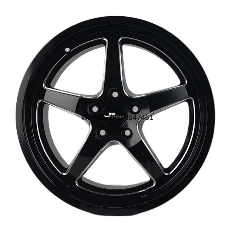 

Новые легкосплавные автомобильные диски JPwheels с пятью спицами, сертифицированные TUV/DOT, 18/20 дюймов, 5x114.3 PCD, черная отделка, модель M1076