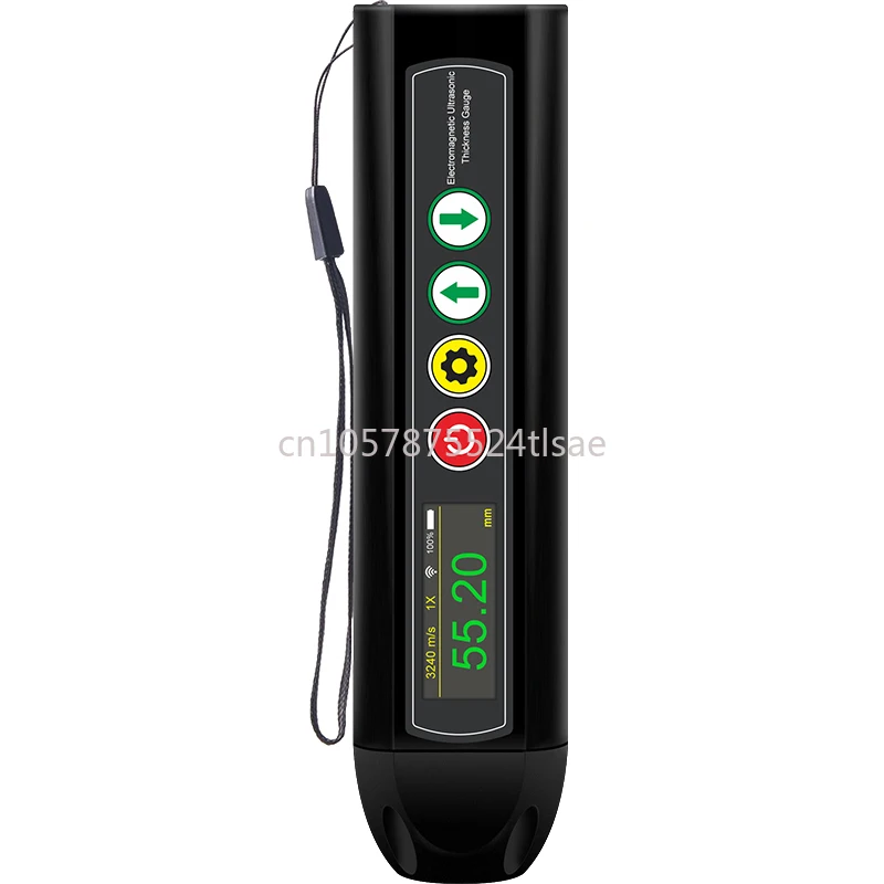 EMUT10 + Electromagnetic Ultrasonic Thickness Gauge Portable Metal Surface Thickness Gauge Pocket Pen Thickness Gauge