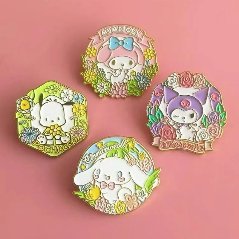 

Trendy Cartoon-style Metal Brooch Accessories with Cute Pattern Designs Ideal Choices for Unisex Fashion Styling