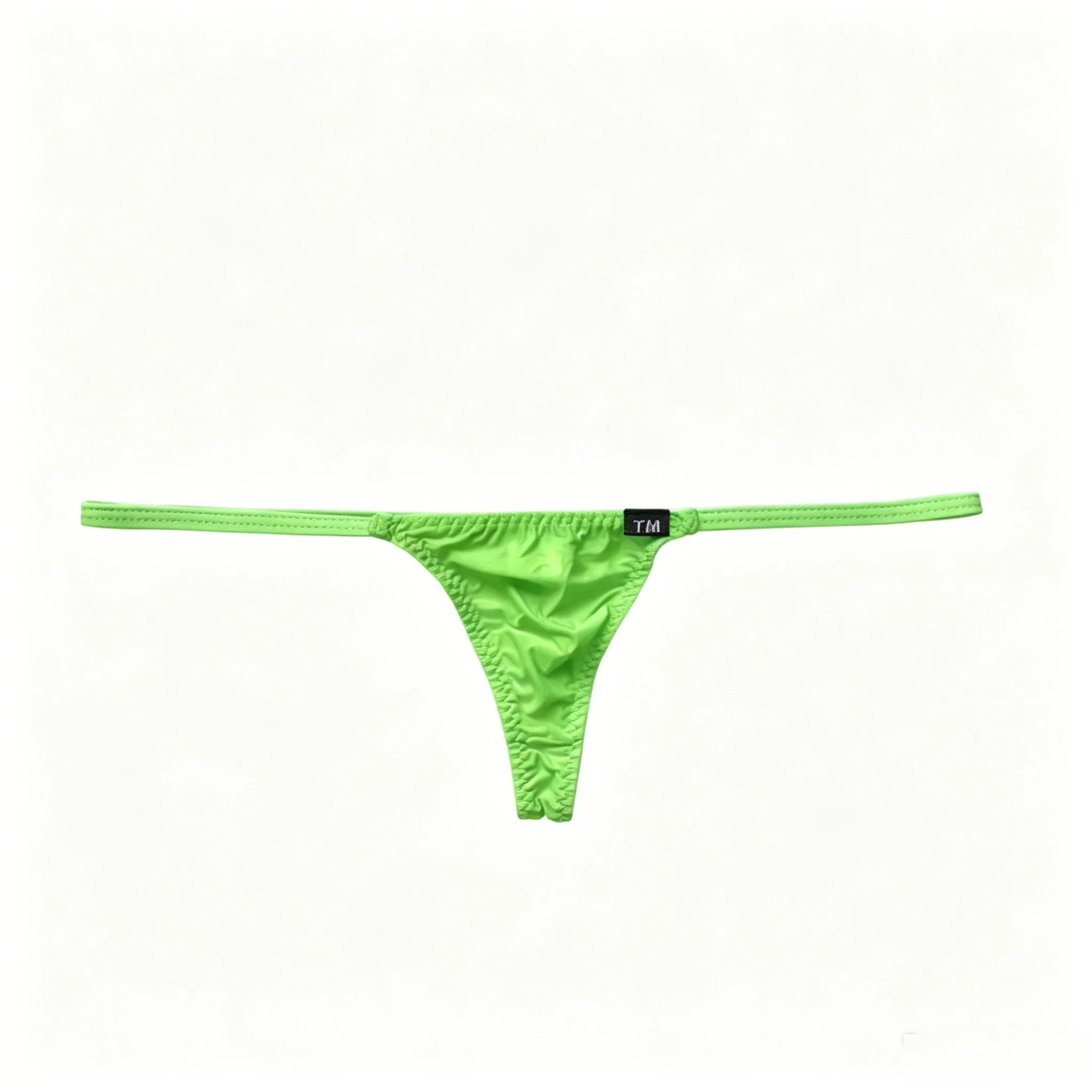 Mens Elastic Ice Silk Mini T Thong Underpants Soft Stretch Small G String Underwear For Men