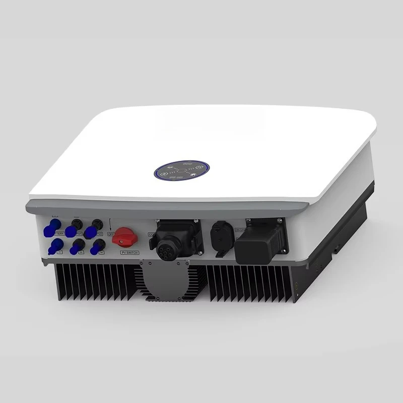 8kW-12kW 3 Phase Hybrid Solar Inverter Outdoor IP66 Battery Storage Inverter with 2  for PV System