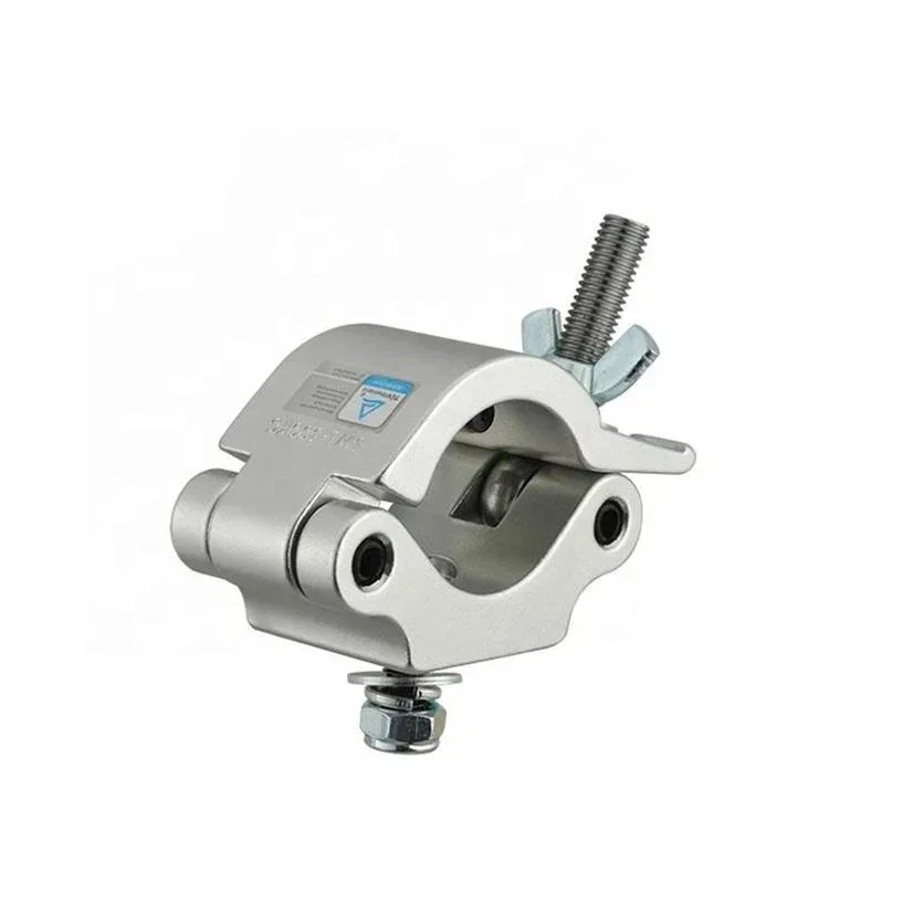 10 Packs Aluminum Clamp Coupler Hook Heavy Duty Loading 500KG Fixutre Fit 48-51mm Professional Stage Light Speaker Equipment