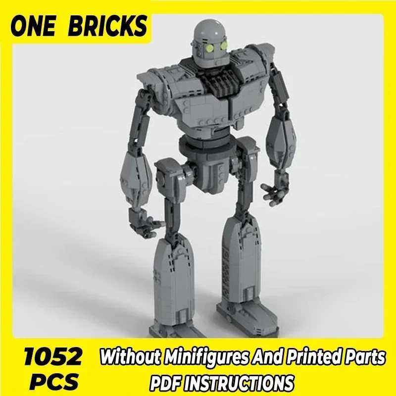 

Moc Building Bricks Famous Movie Model The Iron Giant Soldier Technology Modular Blocks Gifts Christmas Toys DIY Sets Assembly