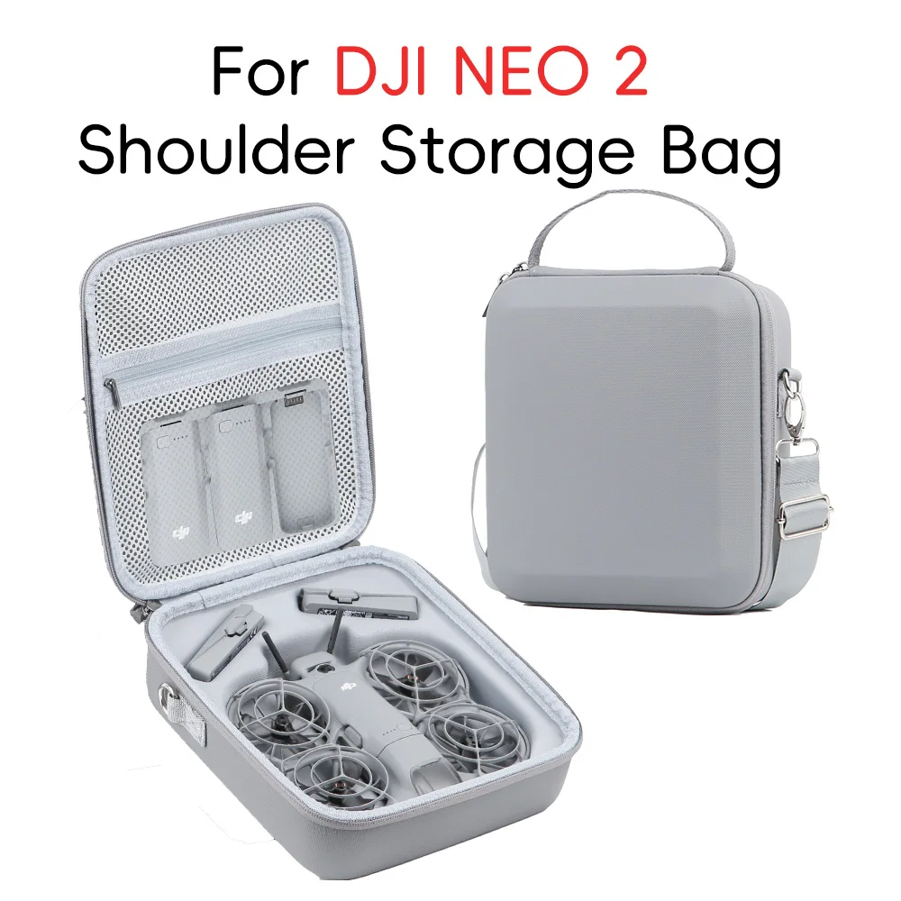 

Portable EVA Carrying Case for DJI Neo 2 Fly More Combo，Can Store Neo2 drone, 2-Battery, Charging Hub,And MORE