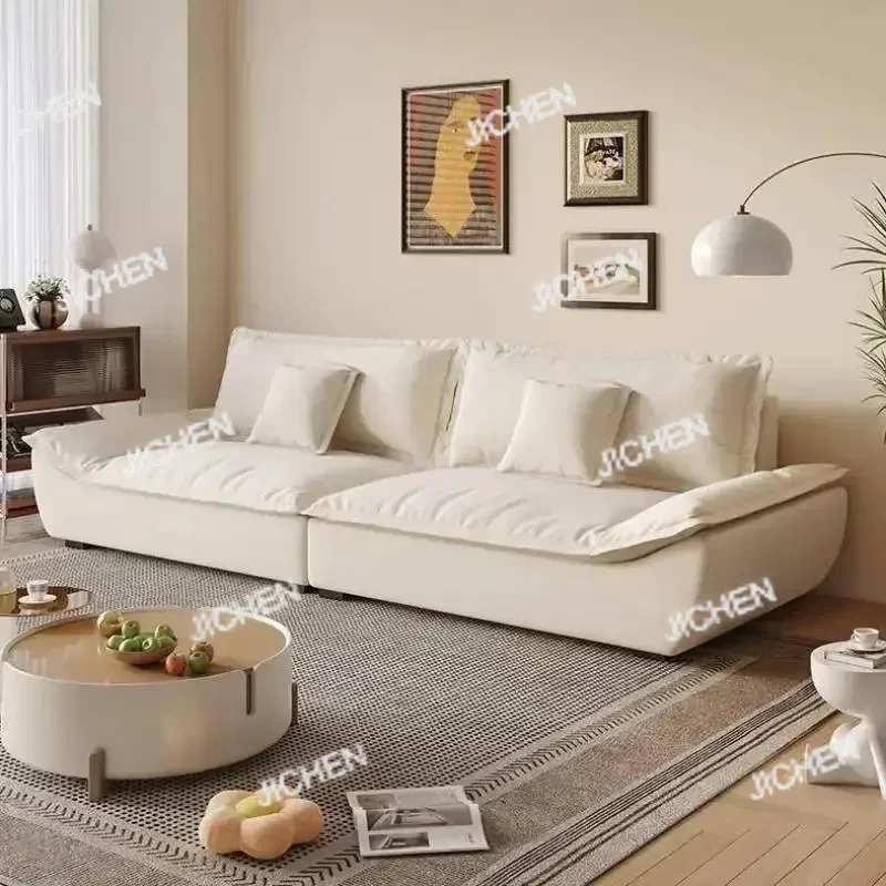 

ZQT Бежевые европейские диваны для гостиной Роскошные итальянские дизайнерские диваны с откидной спинкой Nordic Wooden Divano Soggiorno Мебель для дома