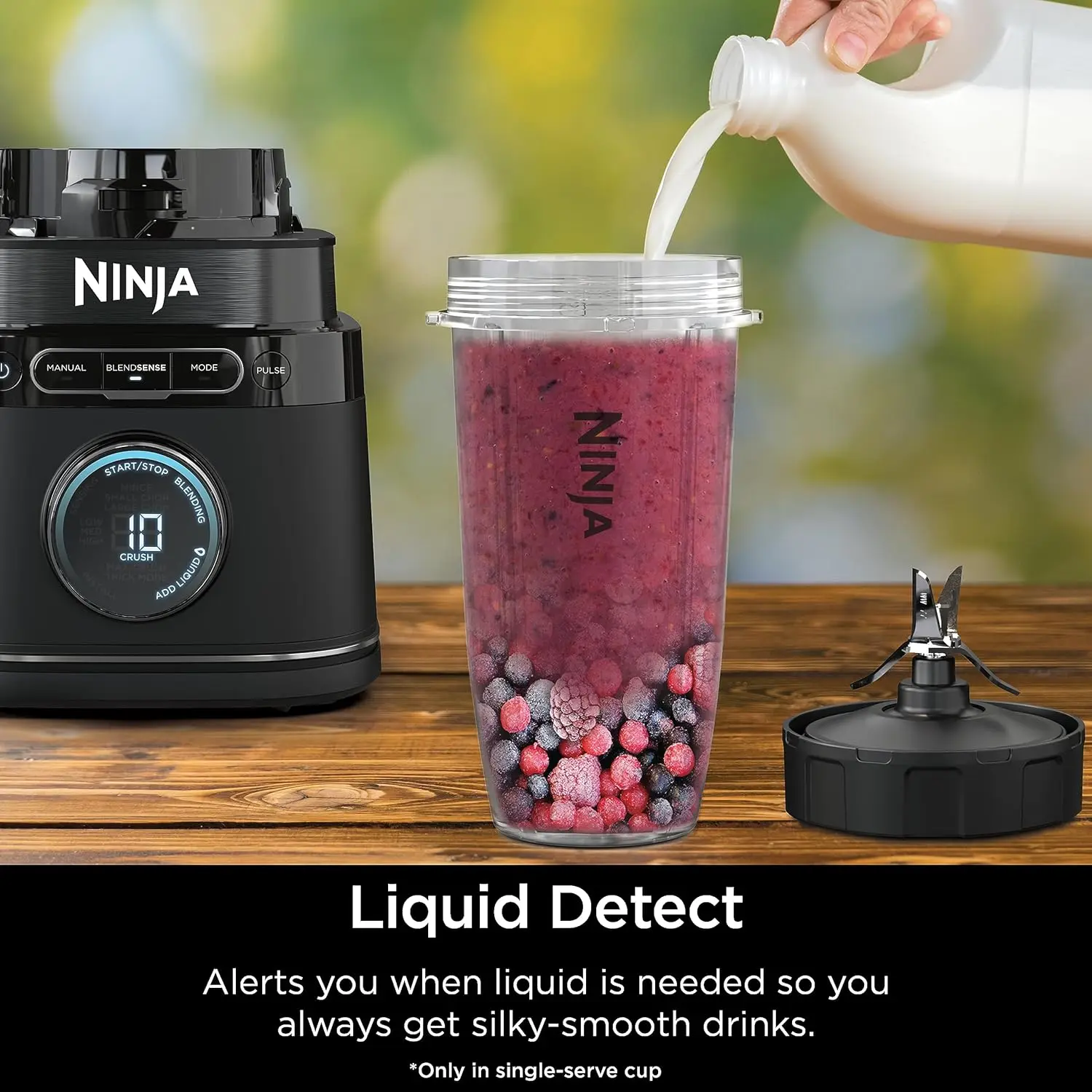 Ninja TB401 Detect Kitchen System Power Blender + Processor Pro, BlendSense Technology, Blender, Chopping & Smoothies 24 oz