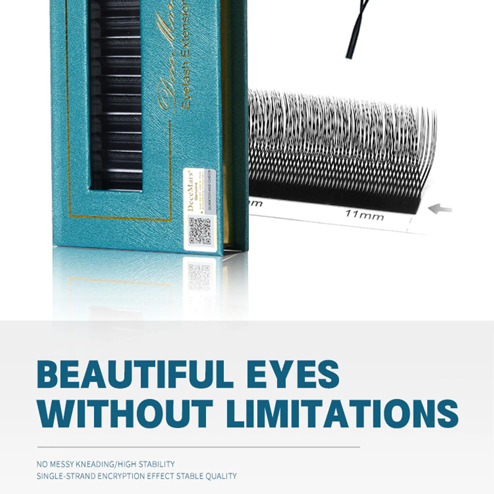 DeceMars 0.07mm U-Shaped YY Eyelash Extensions (12lines/Tray)