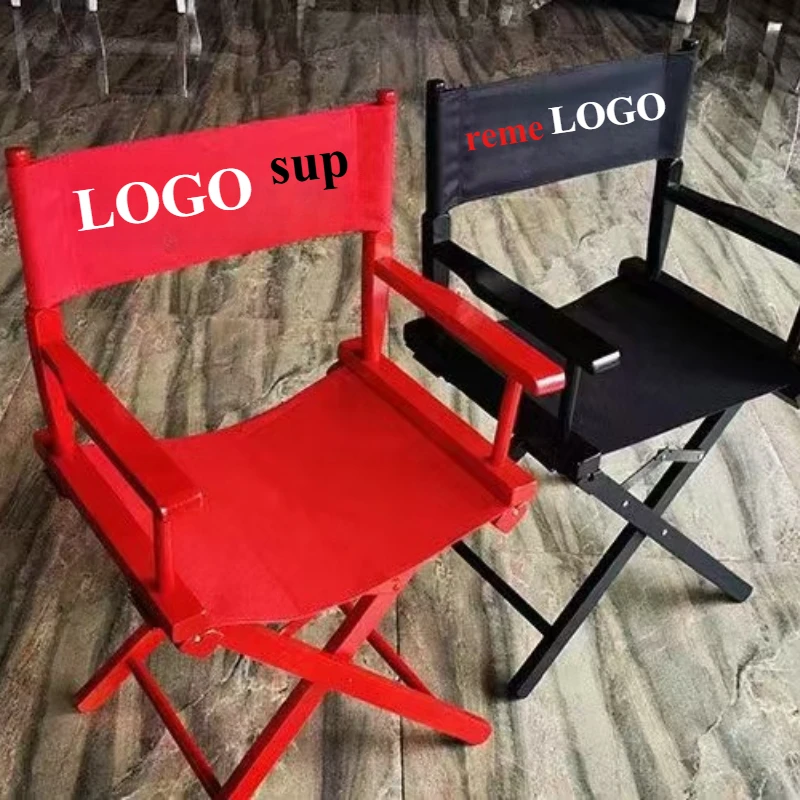 

Oaktafair Standard Height Director Chair Solid Wood Ultra Portable Foldable Suitable for Indoor/Outdoor Use Personalized Logo