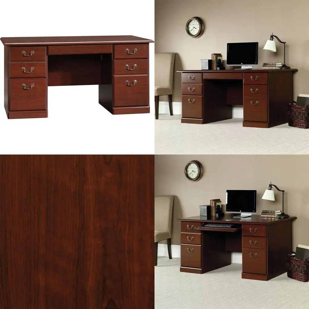 

Classic Cherry Heritage Hill Desk, Timeless Elegance