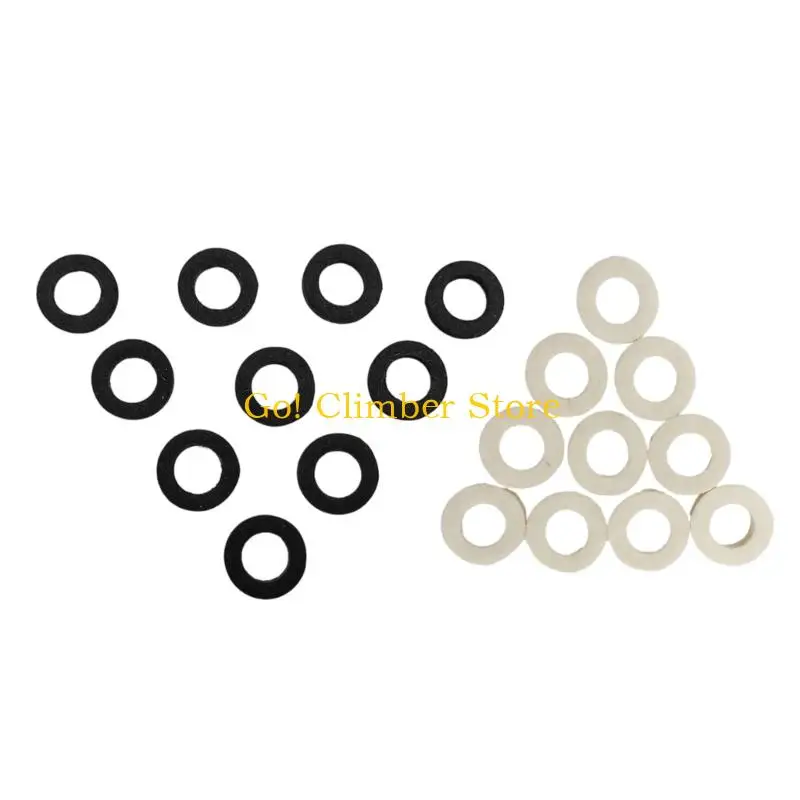 Q84C Pack Of 10 Felt Pads Soft Felt Pads set for Trumpet Cornet & Trombone Keys Noise Reduction & Enhanced Playability