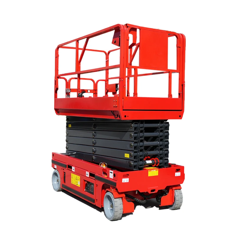 Aerial Work Platform 300kg 460kg Self Propelled Hydraulic Scissor Lift Platform Table Electric Ladder Lift