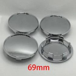 4Pcs/Set Blank No Logo 69mm Wheel Center Cap For Audi Rim Hub Centre Caps Hubcap Cover Accessories Fit 65mm Car Wheels Sticker