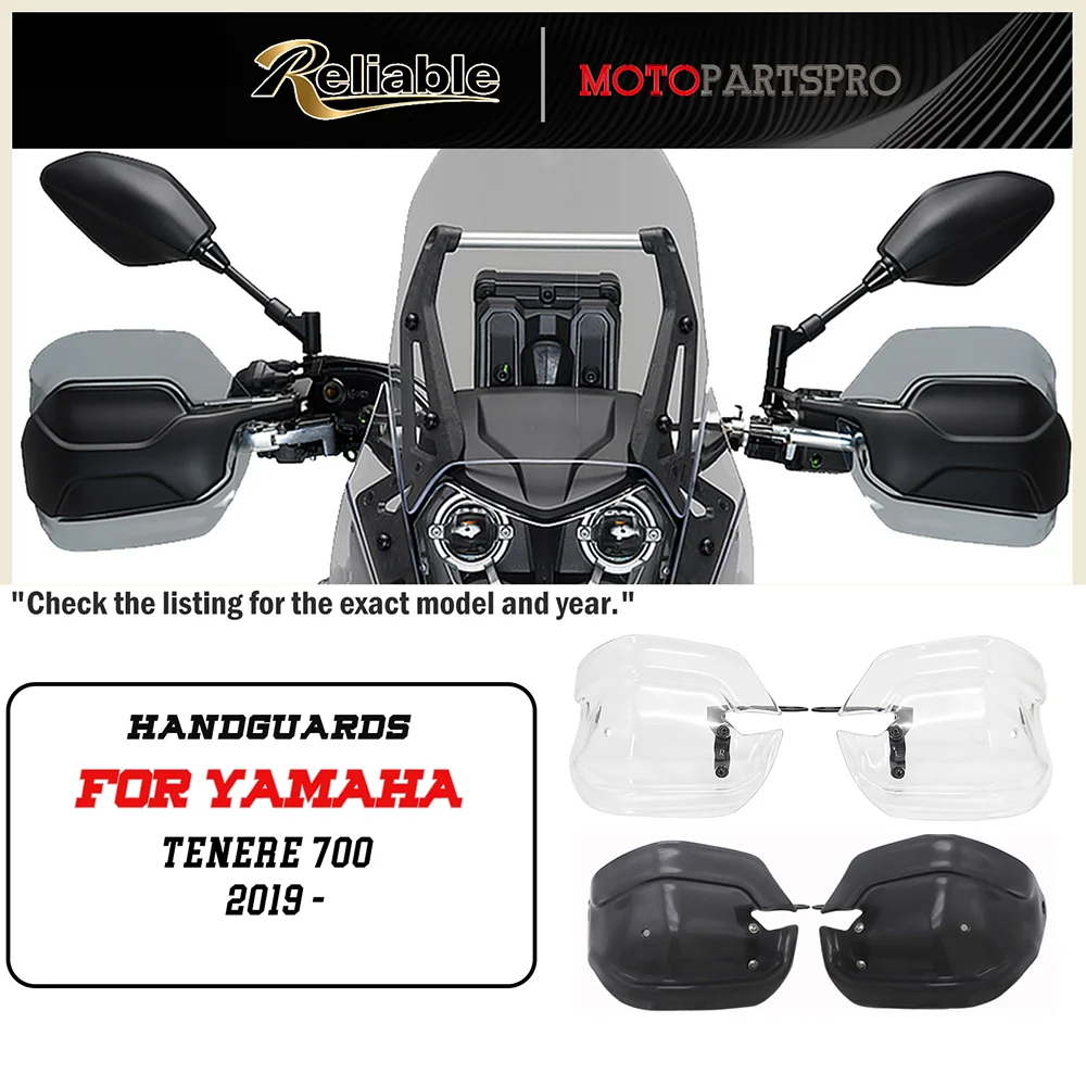 

For Yamaha Tenere 700 Tenere700 XTZ 700 2019 - 2021 2020 NEW Motorcycle Handguard Extensions Hand Shield Protector Windshield