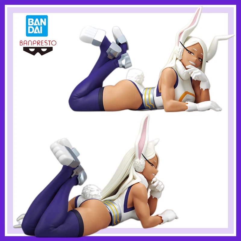 

Original Bandai Banpresto My Hero Academia Glitter&glamours Reprint Mirko Anime Action Figures Model Ornaments Toy Gift