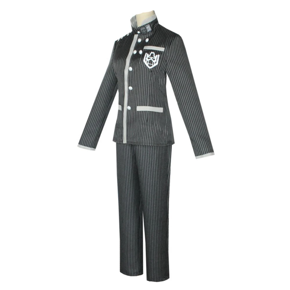 Gioco Danganronpa V3: Killing Harmony Saihara Shuichi Cosplay Costume parrucca cappello Anime Detective uniforme uomo donna Costume di Halloween