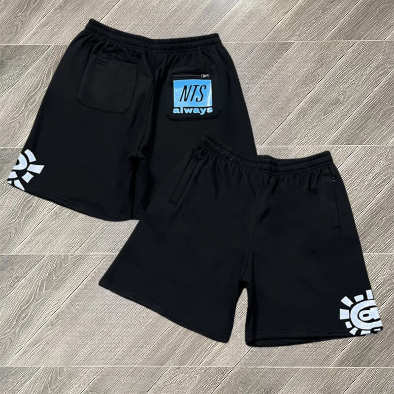 

Summer Street Hip-hop Brand Adwysd Shorts Sun Roll Letter Printed Men's Women's Five Quarter Pants Casual Sports Shorts